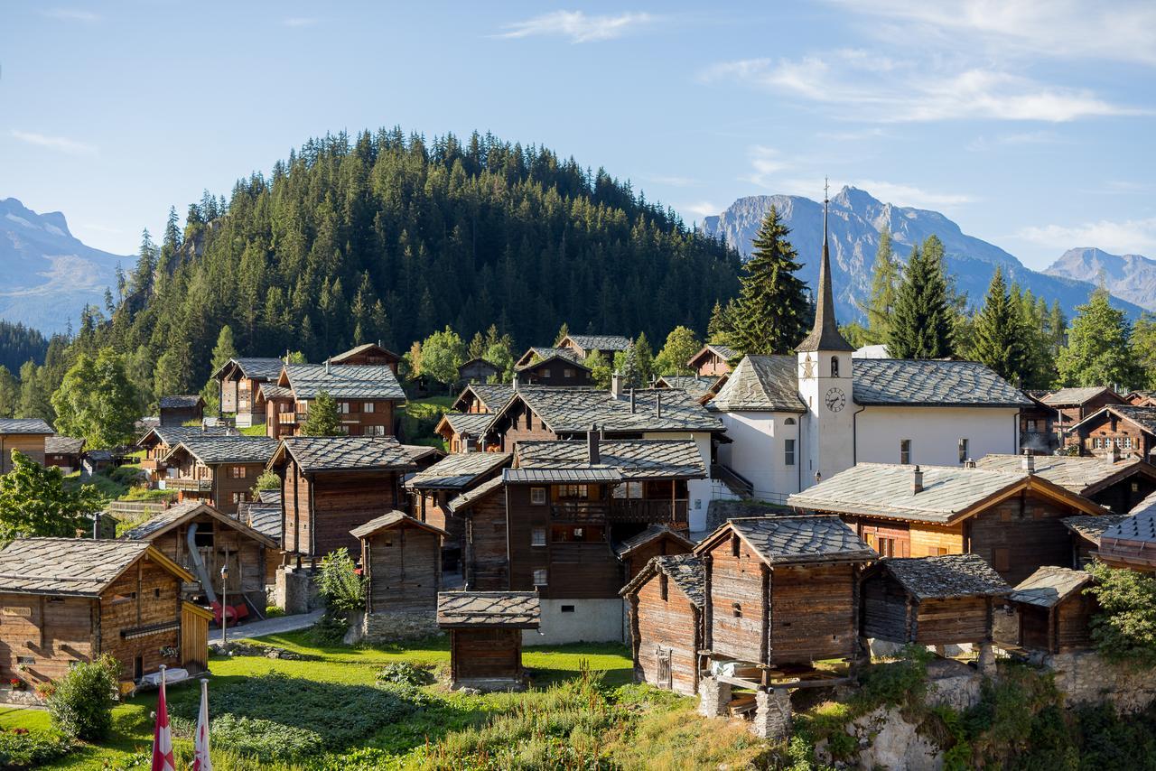Hotel Blattnerhof Blatten bei Naters Kültér fotó