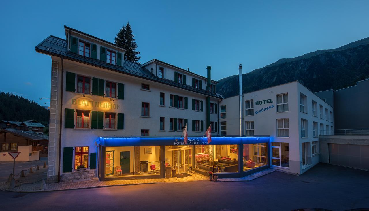 Hotel Blattnerhof Blatten bei Naters Kültér fotó