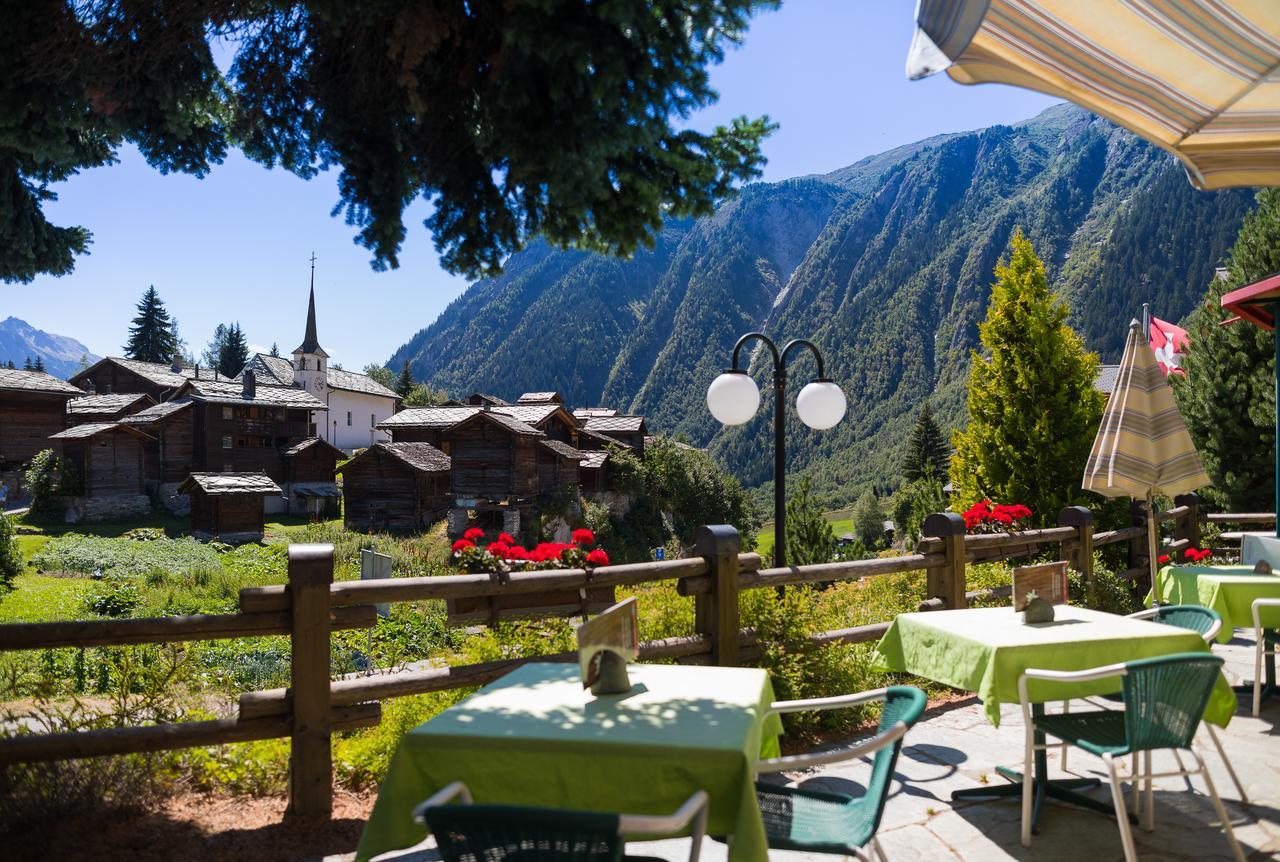 Hotel Blattnerhof Blatten bei Naters Kültér fotó